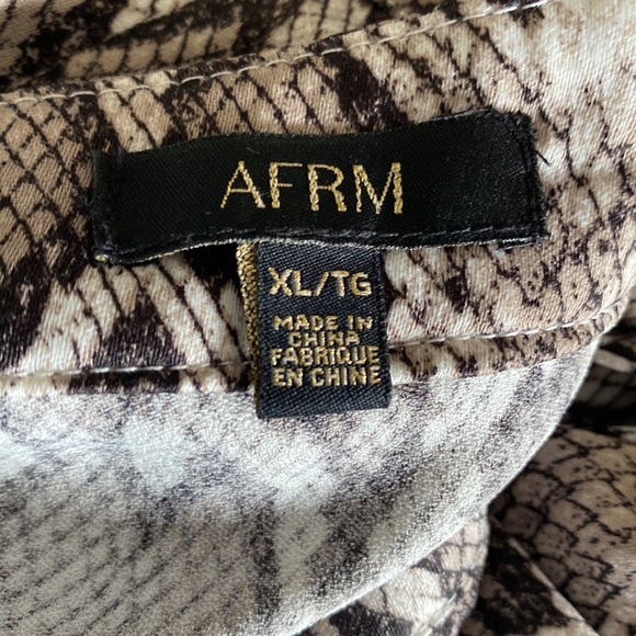 AFRM Snake Wrap Skirt - Picture 3 of 4